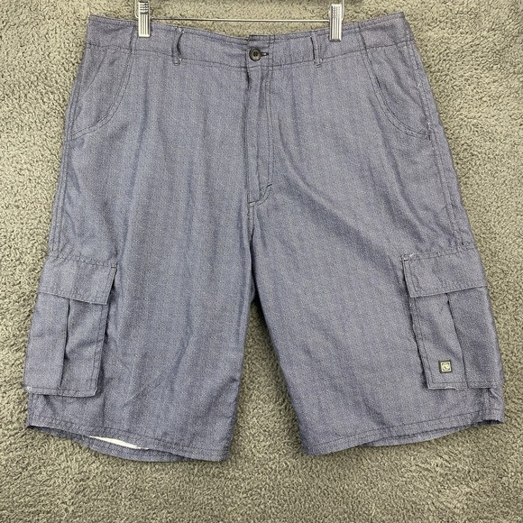 Ocean Current Shorts Men 36 (36x12)‎ Herringbone Hybrid Cargo Swim Board - Picture 1 of 9